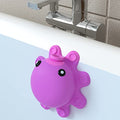 Bathtub Overflow Drain Cover - Tub Overflow Drain Cover, Soak Bath, Spa Accessories - Adds Inches of Water for Deeper Bath (Silicone, Hot Pink) - color: Hot Pink
