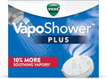 Vicks, VapoShower Plus, Shower Steamers, Eucalyptus Shower Steamer & Menthol Scent, Clean Dissolving Vapor Shower Tablets, Aromatherapy Shower Steamer & Shower Bombs, 12 Count (Pack of 6) - size: 12 Count (Pack of 6), style: VapoShower Plus 12ct