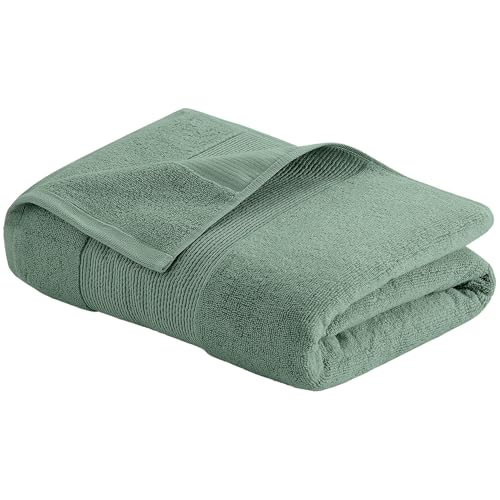 Modern Threads Air Cloud 18-Piece Towel Set - 100% Zero-Twist Cotton, 500 GSM, Quick Dry & Plush, Eucalyptus - color: Eucalyptus, size: 18 Pcs Towel Set