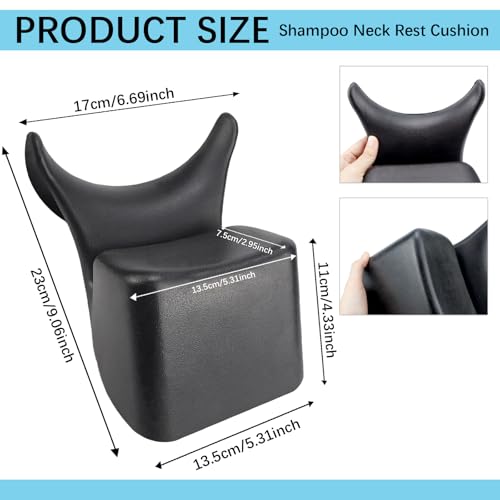 Shampoo Neck Rest Cushion, Salon Bowl Neck Rest for Shampoo Bowl Sink Non-Slip Silicone Shampoo Bowl Neck Rest Pillow Salon Hairdressing Spa Washing Sink Basin