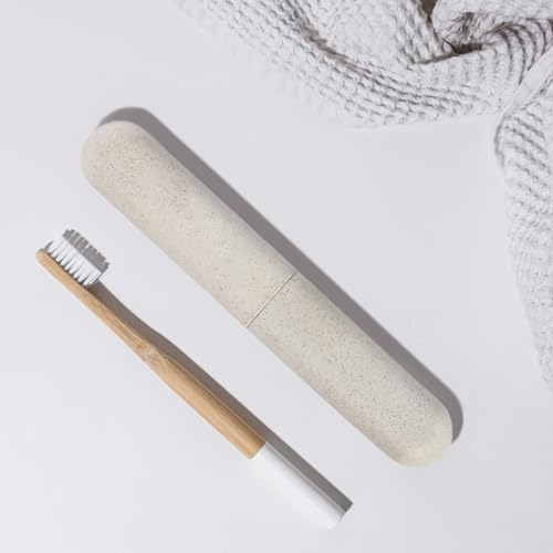 4 Pack Travel Toothbrush Case, Holder Toothbrush Travel Containers for Trip Home Camping Dust-Proof and Sanitary, Travel Toothbrush Holder