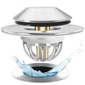 Anlige Bathtub Drain Stopper,Pop Up Tub Stopper Bottom with Drain Hair Catcher,Bathtub Plug and Cover with Strainer,Universal for 1.45 to 1.8in Drain Hole,Replaces Lift & Turn, Tip-Toe or Trip Lever - style: Tub Stopper Bottom Hair Catcher