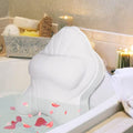 Poemland Extra Thick Large Bath Pillow with Neck,Back,Head Support for Bathtub, Spa, Soaking White(19''x15'') - size: White(19''x15'')