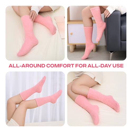 CoolMate Cozy Soft Cloud Socks, Fuzzy Socks for Women - color: A.06 - Blush Pink