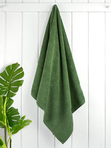 Cotton Paradise Turkish Towel Set, Soft Absorbent Quick Dry, 4 Piece Bath Towel Set, Sage Green - color: Sage Green, size: 4 PC SET (27x54")