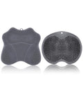Shower Foot Scrubber Mat & Back Scrubber Set, Wall Mounted with Suction Cups for Deep Cleaning Shower Foot Back Brush Pad