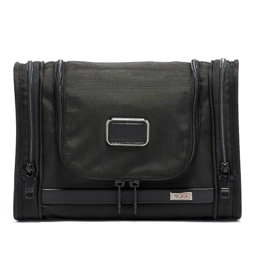 TUMI - Alpha Hanging Travel Kit - Toiletries and Cosmetics Organizer - Travel Essentials Bag with Hooks & Pockets - Black - color: Black