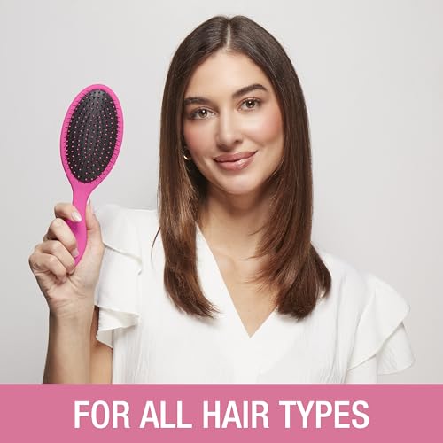 Conair Detangling Hair Brush | Assorted Colors | 3pk, Pack of 8 - color: Blue,Pink,Grey, size: 3 Count (Pack of 8)