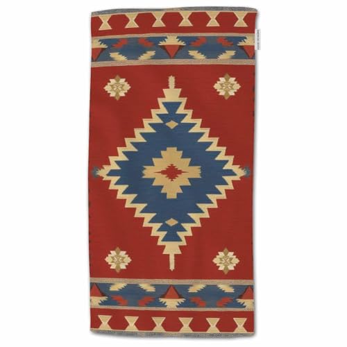 HGOD DESIGNS American Cotton Soft Bath Towels - Southwest American Chevron Style 15'x30' pack of 1 - color: Towel-36