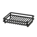 Creative Home Rust Resistant Metal Wire Soap Dish, Black, 3.1 x 4.4 in - color: Black