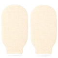 2-Pack Hemp Bath Gloves – Natural Shower Mitts for Body Scrub, Gentle Exfoliating Washcloth Mittens for Men & Women Skincare