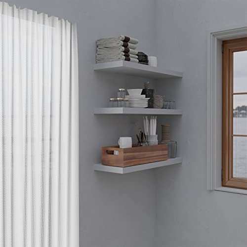 Natural Acacia Wood Bathroom Tray with Handles for Organizing Toiletries and Accessories - 16.5L x 6W inch - size: 16.5" x 6" x 3.8"