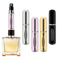 Refillable Perfume Portable Atomizer Bottle Refillable Perfume Spray, Travel Perfume (5ml, 4 Pack) (Silver, Pink, Gold, Black) - color: Silver, Pink, Gold, Black