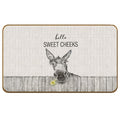 Hello Sweet Cheeks Bathroom Decor, Donkey Doormat, Funny Western Funny Donkey Doormat for Farmhouse Bathroom Restroom Washroom Decor,17×30inch