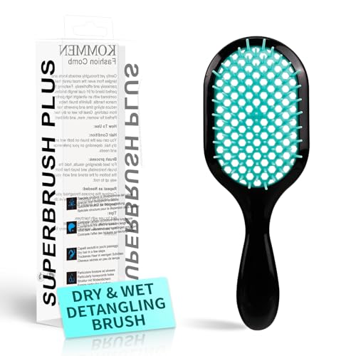 Detangling Brush,1 Pack Detangler Brush, Gentle & Effective Detangling on Wet or Dry Fragile Hair Types,Ultra-light, Detangling Brsuh ventilated and antistatic hairbrush (green1) - color: green1