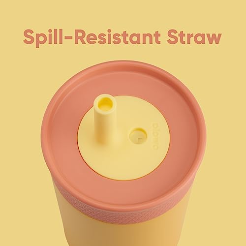 Owala Kids Insulation Stainless Steel Tumbler with Spill Resistant Flexible Straw, Easy to Clean, Kids Water Bottle, Great for Travel, Dishwasher Safe, 12 Oz, Pink and Purple (Lilac Rocket) - color: Lilac Rocket, size: 12 Ounces