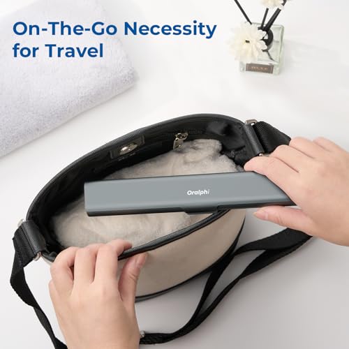 Aluminum Toothbrush Travel Case, Portable Travel Toothbrush Holder, Durable Manual Toothbrush Box Container for Traveling, Bathroom, Camping, Business Trip-Gray Blue - color: Gray Blue, size: 1 Pack (Standard)