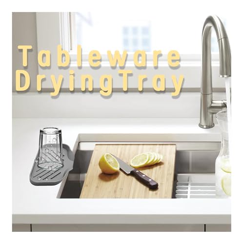 4.9” x 3.9” Silicone Soap Dish with Self-Draining Spout, Multi-Purpose Kitchen Bathroom Sink Organizer Tray for Bar Soap, Sponge, Dispenser Bottle Counter Storage, Gray - color: Gray, size: 4.9” x 3.9”