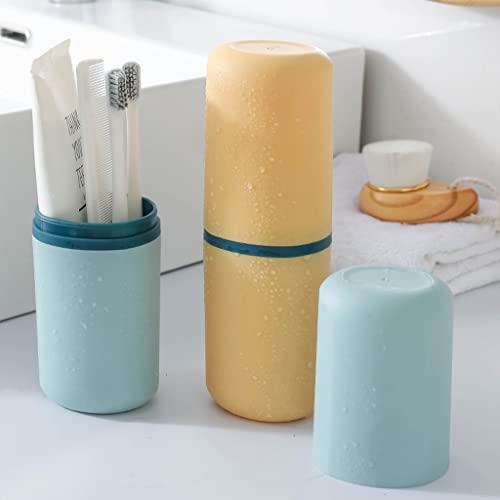 1 Pcs Travel Toothbrush Holder Plastic Toothbrush Travel Case Portable Toothbrush Holder for Travel Normal Toothbrush Electric Toothbrush Container for Traveling Business Camping Daily Uses - color: White