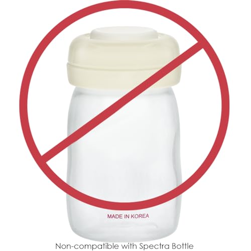Maymom Screw Lids Aka Travel Caps with Rewritable Sealing Disc Compatible with Avent, Maymom Wide Mouth Bottles; Cap Replace Avent Natural Bottle Sealing Ring and Sealing Disc, 6pcs. (Yellow) - color: Yellow