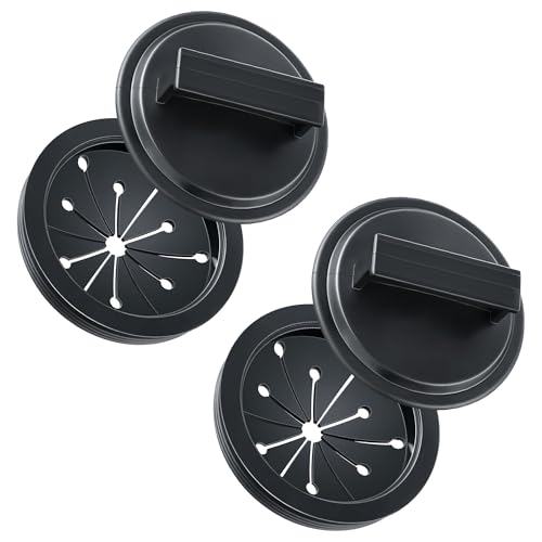 Meonum 4Pcs 3 Inch Garbage Disposal Splash Guards with Round Kitchen Sink Stopper, Universal Rubber Food Waste Disposal Cover, Baffle Accessories and Drain Plugs