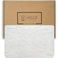 Diatomaceous Earth Stone Bath Mat - Ivory Bloom | Modern Fast Dry Bathroom Floor Shower Mat, Quick Drying Premium Luxury Diatomite Spa Stone Gift, Non-Slip Base, 23.6” x 15.4” - color: Ivory Bloom
