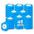Toilet Bowl Wand Refills, 48 Pcs Disposable Toilet Brush Cleaning Sponges Heads, Not Compatible with Other Wand - style: 48 Refills