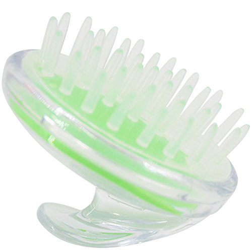 Manual Scalp Massagers Brush,Scalp Massaging Shampoo Brush SCMPUI01GN Green