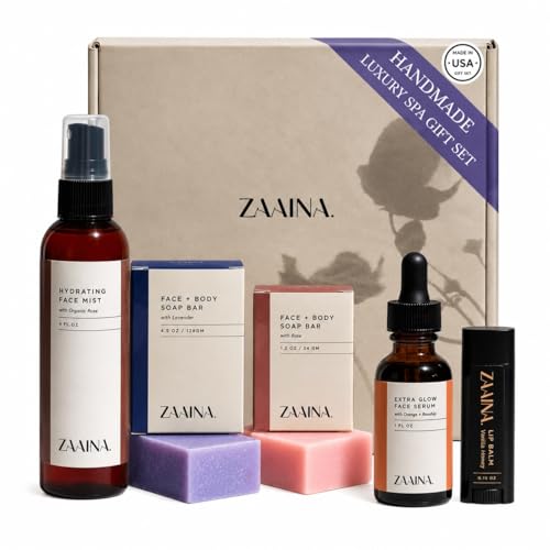 Luxury Spa Gift Basket for Women – Self Care Gifts, Relaxation & Pampering Spa Set, Birthday Gifts for Women, Bath & Body Care Package – USA Made (ESSENTIAL Spa Set)