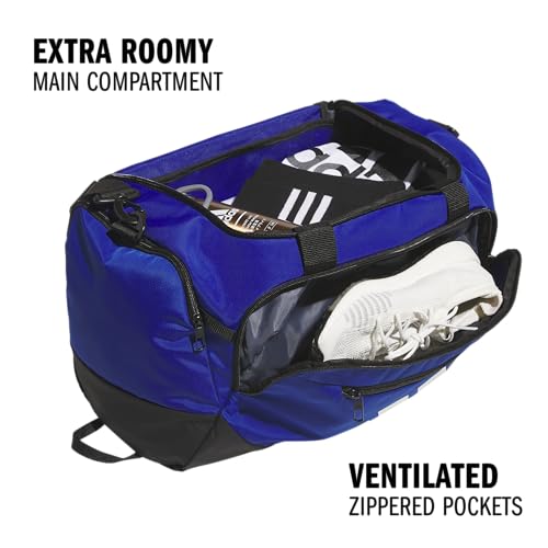 adidas Defender 5 Duffel Bag for Sports, Gym and Travel, Team Royal Blue, OSFA - color: Team Royal Blue, style: Small (42l)