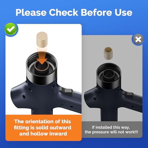 HAMITOR Toilet Plunger Drain Clog Remover: High Pressure Air Plunger & Heavy Duty Toilet Snake with Barometer for Sink, Drain Clogs - Unclogging Tool for Failed Traditional Plungers, Ink Black