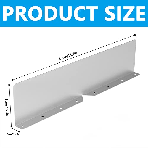 4 Pcs Gutter Valley Splash Guards,Rain Gutter Valley Roofing Gutter Guards, Diverter Roof Rain Diverter for House Shingle Roofs Corner (4) - color: 4 Pcs