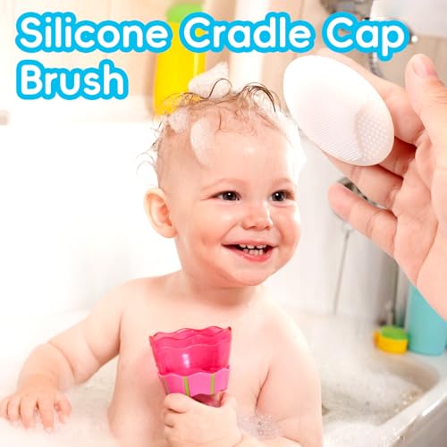 Baby Grooming Kit, Infant Safety Care Set with Hair Brush Comb Nail Clipper Nasal Aspirator,Baby Essentials Kit for Newborn Girls Boys (Blue) - style: Blue Kit+White Brush