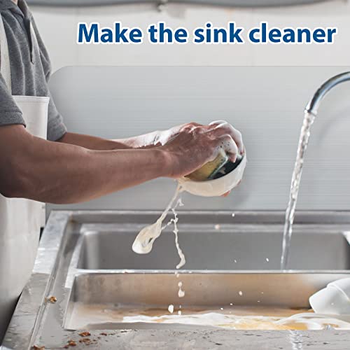 Therwen 2 Pcs Stainless Steel Side Splash Guard for Kitchen Sink 17 x 12 Inch Wall Mount Guard with Screws Commercial Restaurant Bar Hand Wash Sink and Compartment Prep Splash Protector Supply - size: 17 x 12 Inch