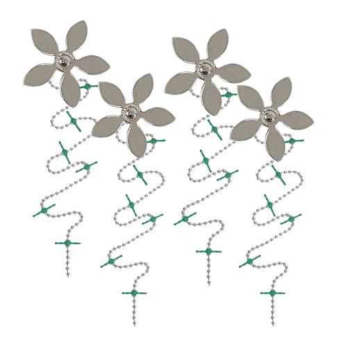 DrainWig Shower Drain Hair Catcher – Disposable Bathroom Hair Trap, Easy to Install in Shower Drain Cover, Helps Prevent Clogs – As Seen on Shark Tank – Silver Flower (4-Pack) - color: Silver Flower, size: 4 Count