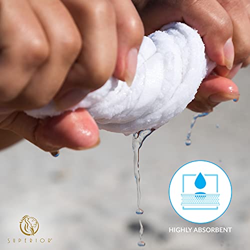 Superior Atlas Cotton 12 Piece Towel Set, Luxury Towels, Heavyweight, Bathroom Essentials, Basics, Spa, Hotel, Resort, Plush, Highly Absorbent, 4 Bath, 4 Hand, 4 Face Towels, 12PC Set, Green Essence - color: Green Essence, size: 12-Piece Towel Set