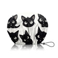 Shower Cap Adjustable Waterproof Double Layer Elastic Reusable Hair Bath Cap Cute Aesthetic for Women Girls-Cat - color: R3-Cat