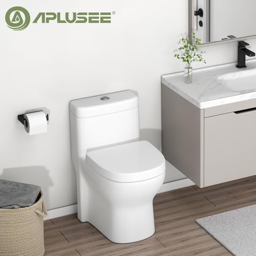 APLusee Matte Black Toilet Paper Holder, 304 Stainless Steel Tissue Hanger, Wall Mounted - color: Matte Black