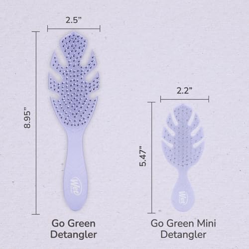 WetBrush Go Green Detangler Purple - color: Lavender, size: 1 Count (Pack of 1)