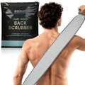 eaxun Exfoliating Back Scrubber with Plastic Handles for Shower, 36 Inches Bath Back Exfoliator Body Cleaner for Men, Women and Elderly, Dual-Sided Roughness Back Washer for Deep Cleansing - size: Medium