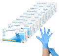 Disposable Gloves Medium, Nitrile and Vinyl Blend Material Gloves, Latex Free, 4 Mil,1000 Pc. Food Grade Glove for Cleaning, Food Prep, Hair Dye, Tattoo, Blue - color: Blue, size: Medium-1000pc
