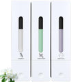 3 Chamber Shampoo and Conditioner Dispenser, No Drill - Wall Mounted Shower Soap Dispenser, Refillable Body Wash Dispenser Set 3, 1200ML Capacity, for Bathroom & Hotel, White - color: White Set of 3