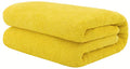 100% Cotton Oversized 40x80 Bath Sheet, Turkish Bath Towels for Bathroom Extra Large, Yellow Bath Sheet - color: Yellow, size: Bath Sheet 40x80"