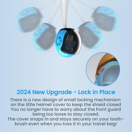 Frekare 6 Pack Toothbrush Covers Caps, Toothbrush Cover Brush Pod Case, Toothbrush Case Protector Fits Most Manual And Electric Tooth Brushes For Bathrooms Household Travel - color: Black, White, Grey, Blue, Pink, Red