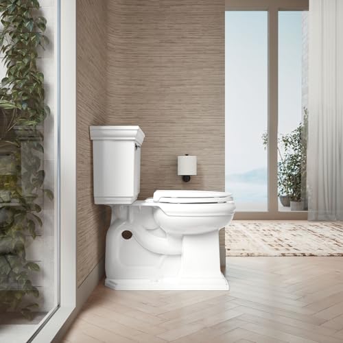 KOHLER 4639-RL-0 Cachet ReadyLatch Round Toilet Seat Soft Close, White - color: White, size: Round