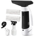 Window Vacuum Squeegee Cordless, Handheld Window Vac with Multi-Purpose Spray Bottle & Microfiber Cloth, Electric Cleaning Tool for Windows, Tiles, Mirror, Countertop, Car Windshield