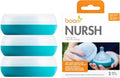 Boon Baby Bottle Storage Buns - Travel Holders for Nursh Bottles - Blue and White, 3 Count (Pack of 12) - size: 3 Count (Pack of 12)