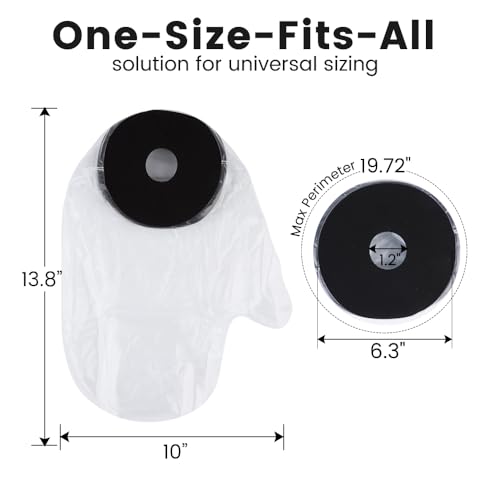 Cast Covers for Shower Arm, Waterproof Cast Cover Arm, Cast Cover for Swimming, Cast Protector for Shower Adult, Hand (Diameter - 6.3") - color: Hand, style: Soft Black