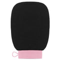 Valitic Exfoliating Glove Body Scrubber - Exfoliating Mitt Dead Skin Remover, Shower Face and Body Exfoliator - Korean Style Skin Scrubber Washcloth - Spray and Self Tan Remover, 1 Black with Pink - color: Black Pink