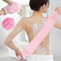 Back Scrubber Set, 3Pcs Bath Gloves and Shower Loofah Sponge for Body Scrub and Daily Shower Cleaning(Light Pink) - color: Light Pink